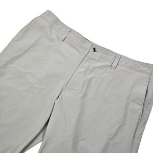 Callaway Men's Size 38 Stretch Performance Golf Shorts Pearl Gray Flat Front‎